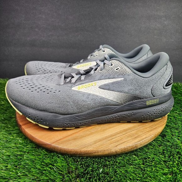 Brooks Ghost 16 Shoes Mens Size 14 D Gray Black Green Athletic Running Sneakers main image 8